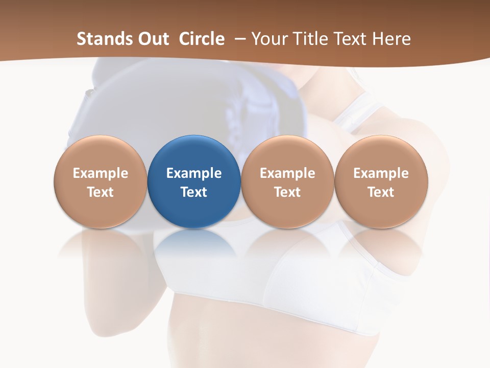 Teenager Boxing Healthy Lifestyle PowerPoint Template