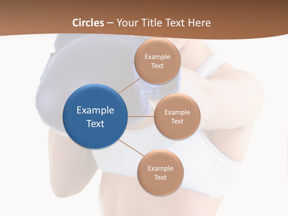 Teenager Boxing Healthy Lifestyle PowerPoint Template