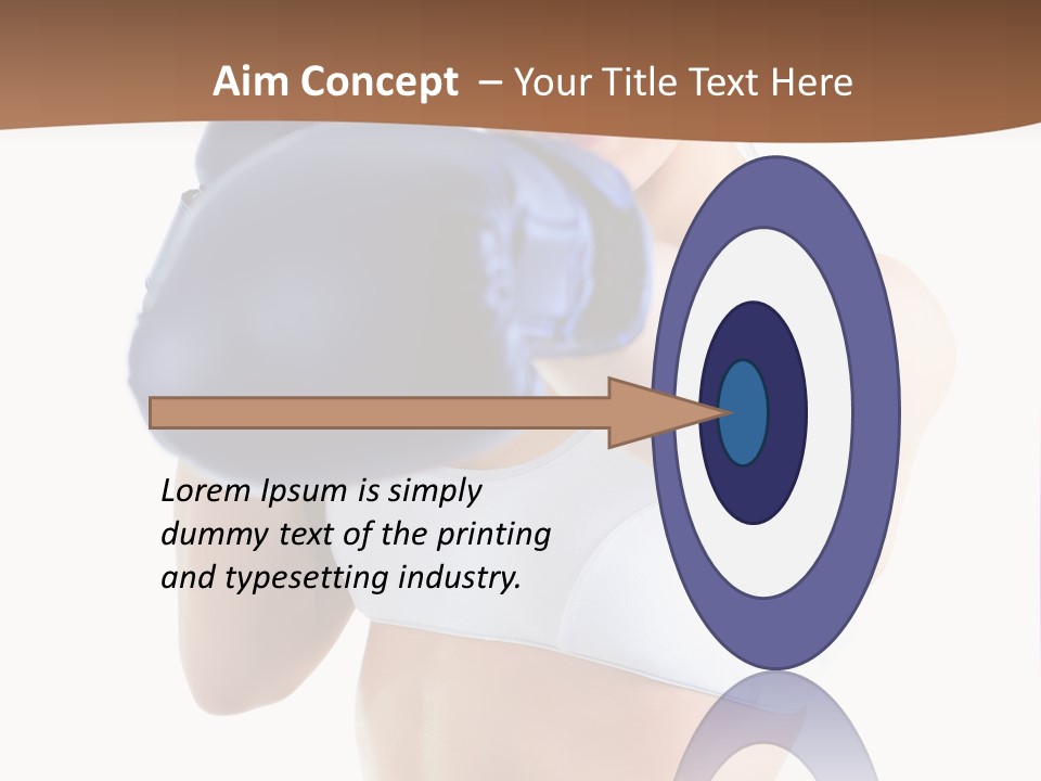 Teenager Boxing Healthy Lifestyle PowerPoint Template