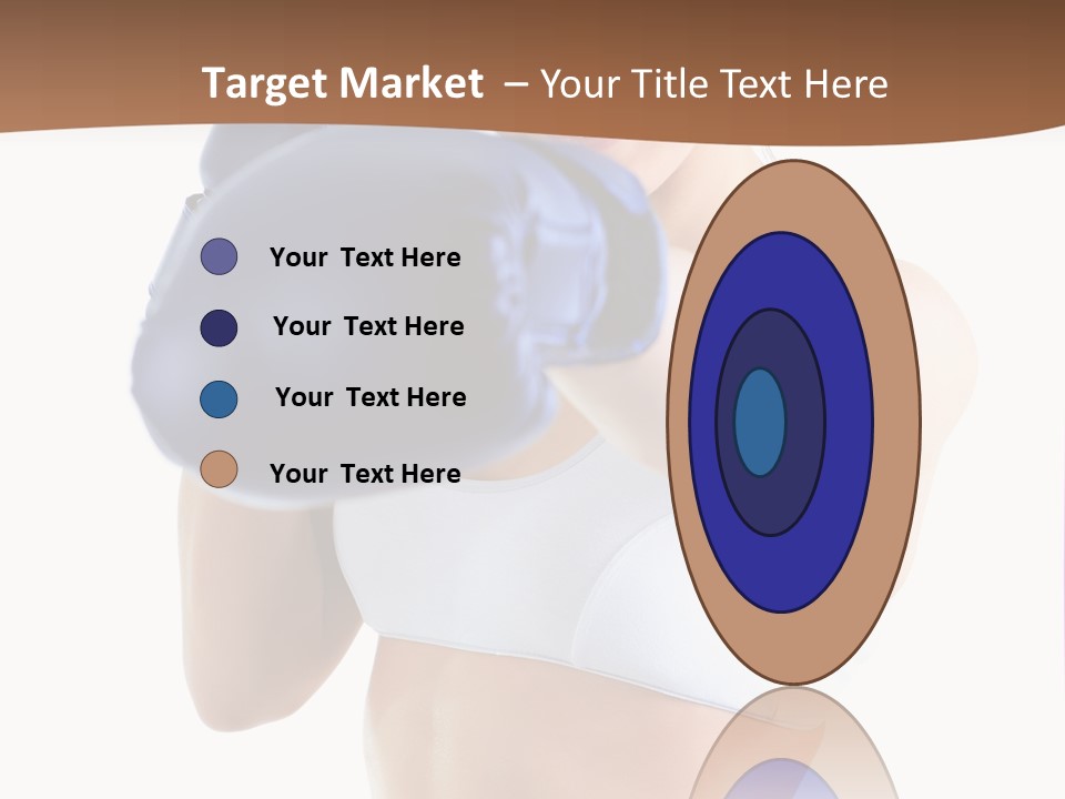 Teenager Boxing Healthy Lifestyle PowerPoint Template