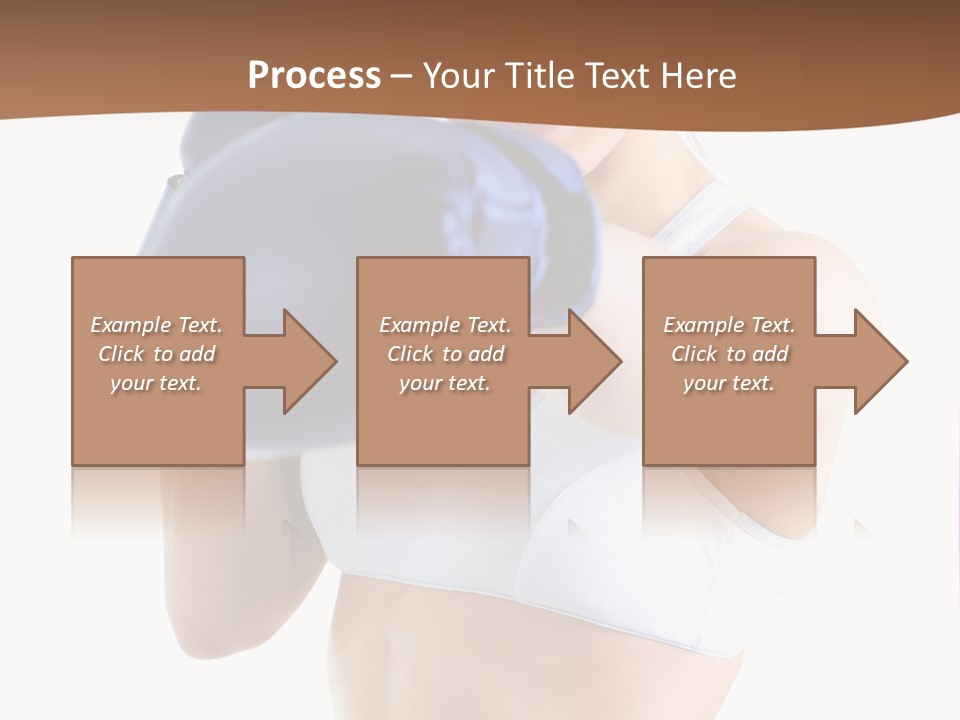 Teenager Boxing Healthy Lifestyle PowerPoint Template