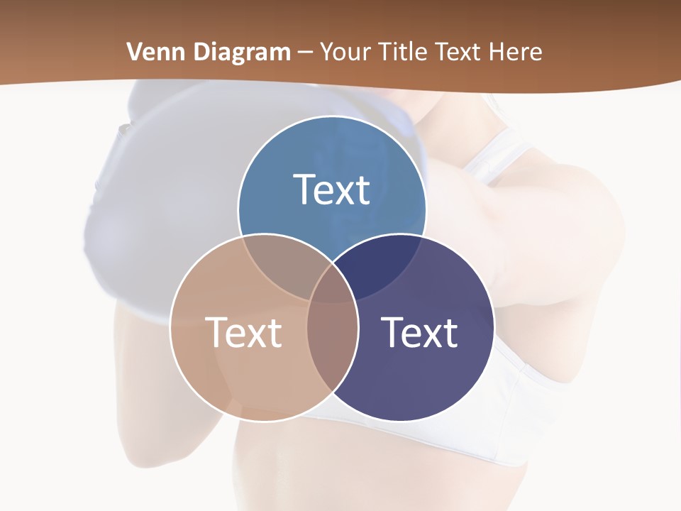 Teenager Boxing Healthy Lifestyle PowerPoint Template