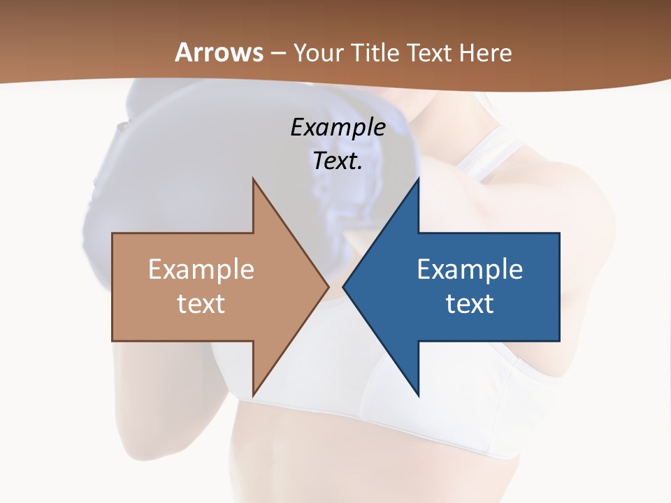 Teenager Boxing Healthy Lifestyle PowerPoint Template