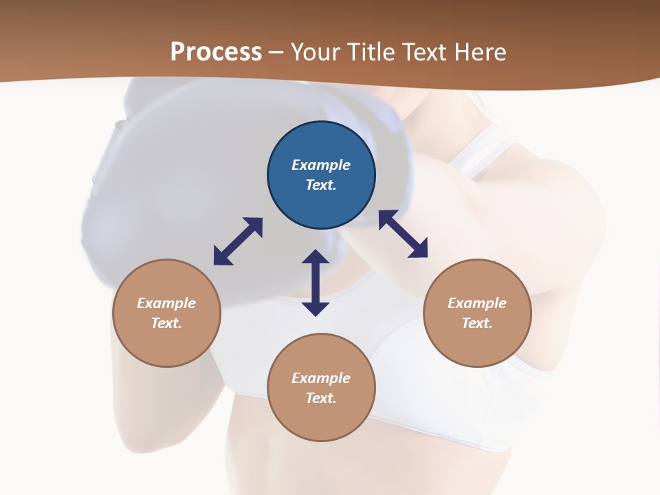 Teenager Boxing Healthy Lifestyle PowerPoint Template