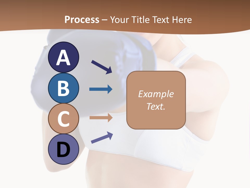 Teenager Boxing Healthy Lifestyle PowerPoint Template