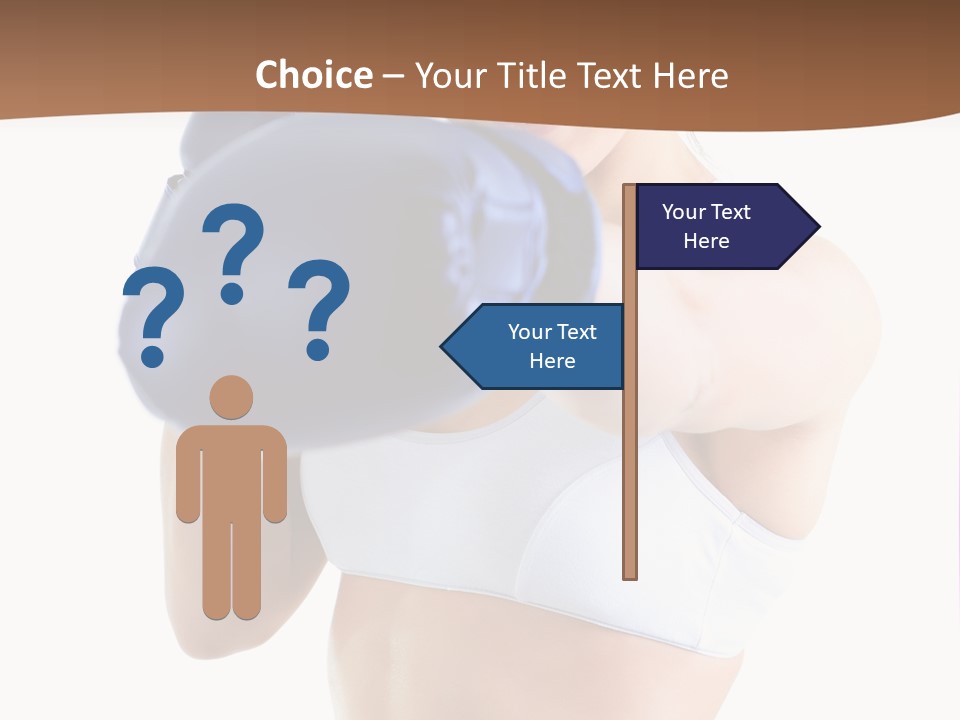 Teenager Boxing Healthy Lifestyle PowerPoint Template