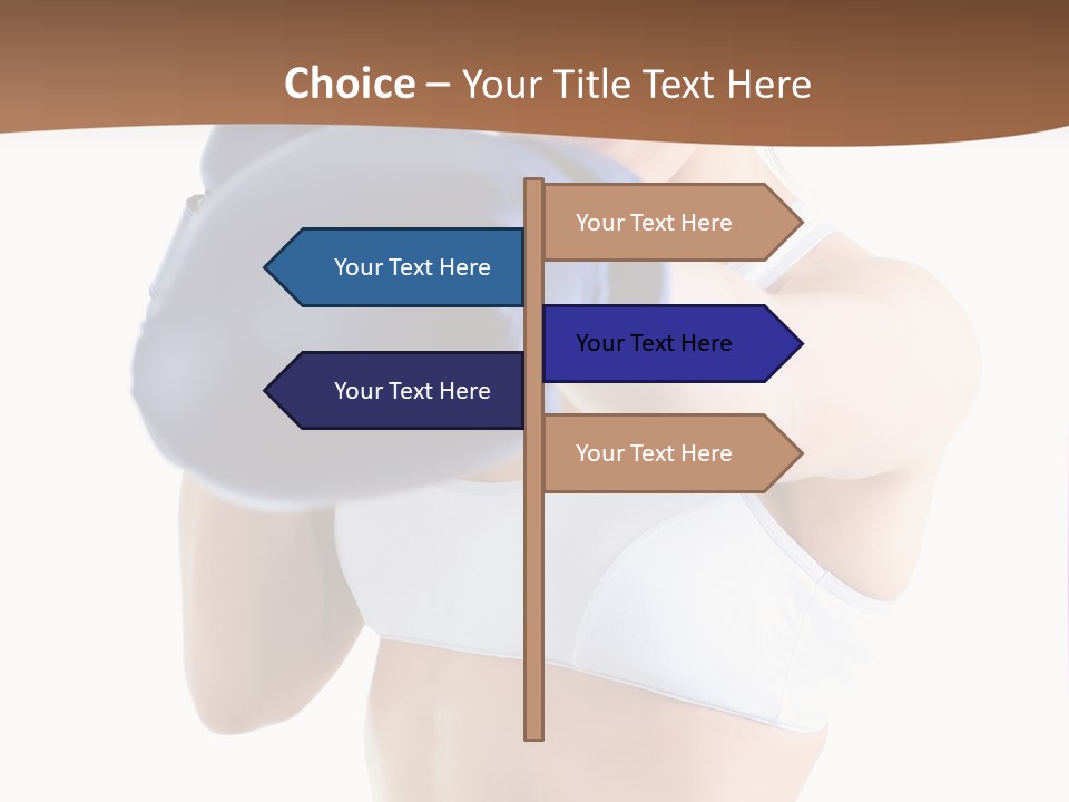 Teenager Boxing Healthy Lifestyle PowerPoint Template