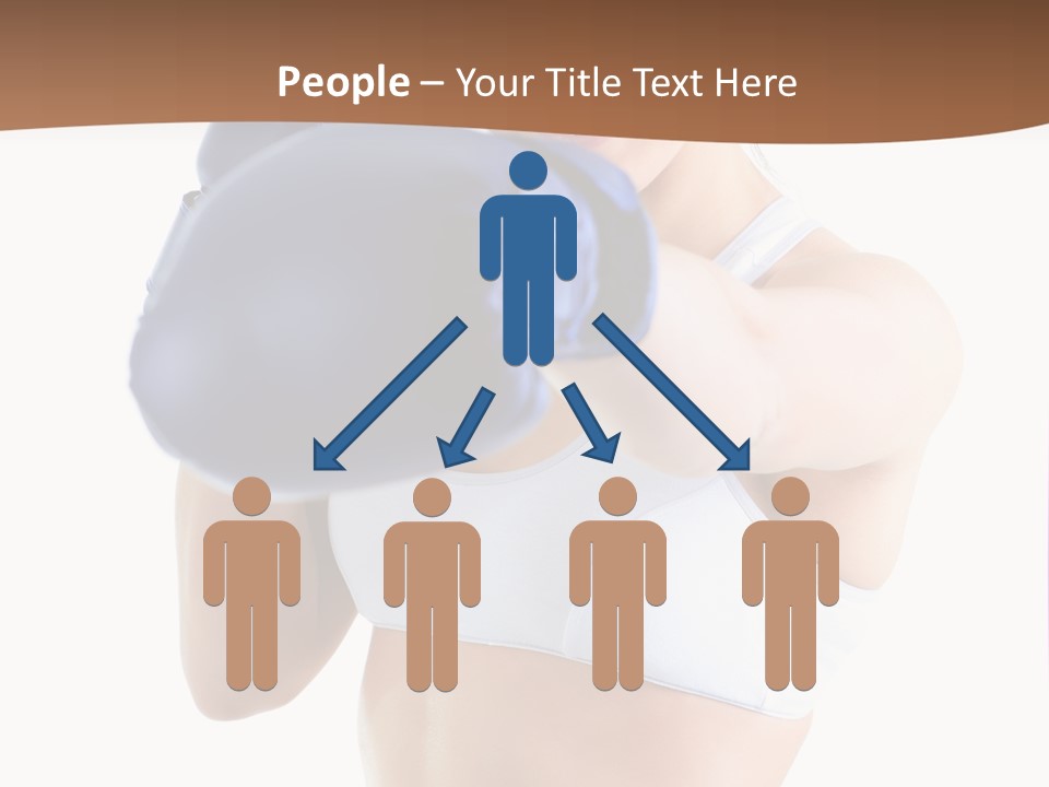 Teenager Boxing Healthy Lifestyle PowerPoint Template