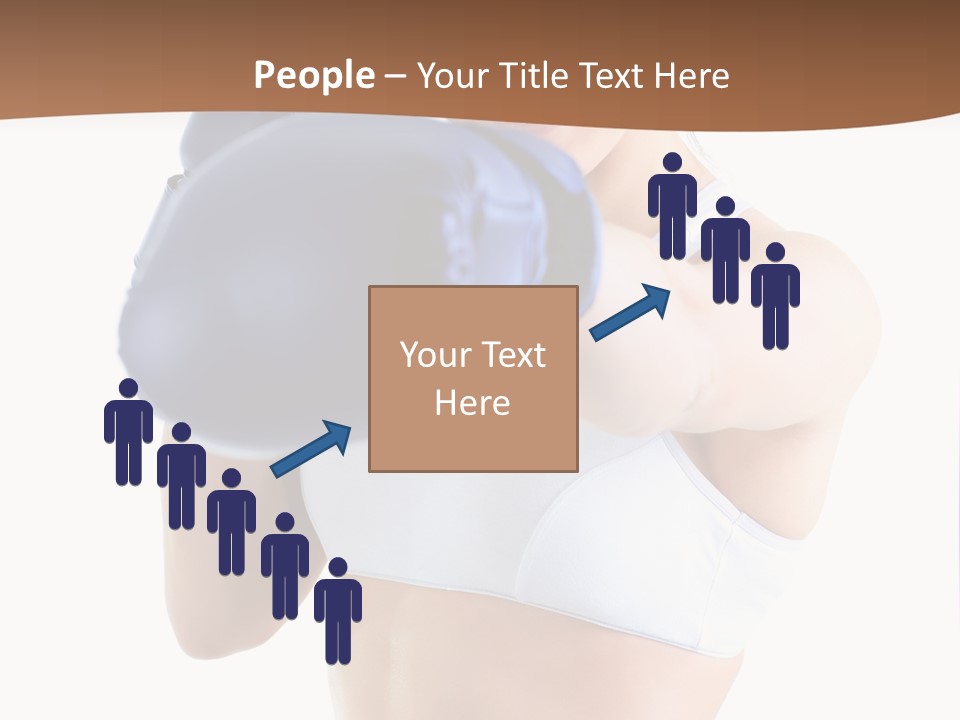 Teenager Boxing Healthy Lifestyle PowerPoint Template