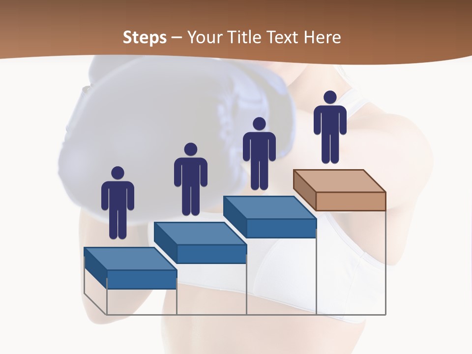 Teenager Boxing Healthy Lifestyle PowerPoint Template