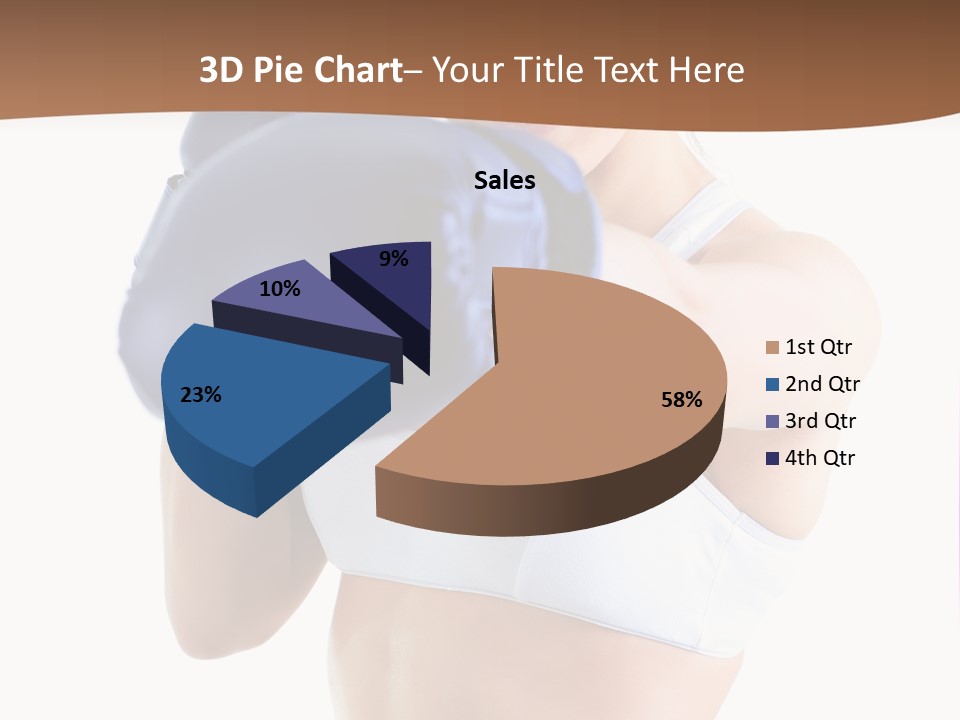 Teenager Boxing Healthy Lifestyle PowerPoint Template
