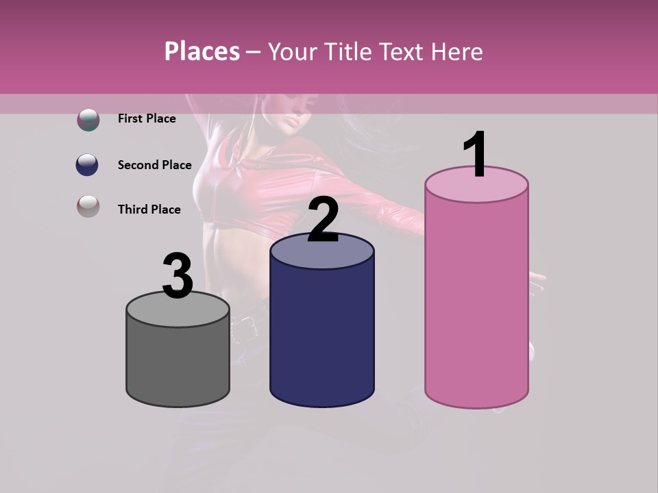 Cool Sporty Jump PowerPoint Template