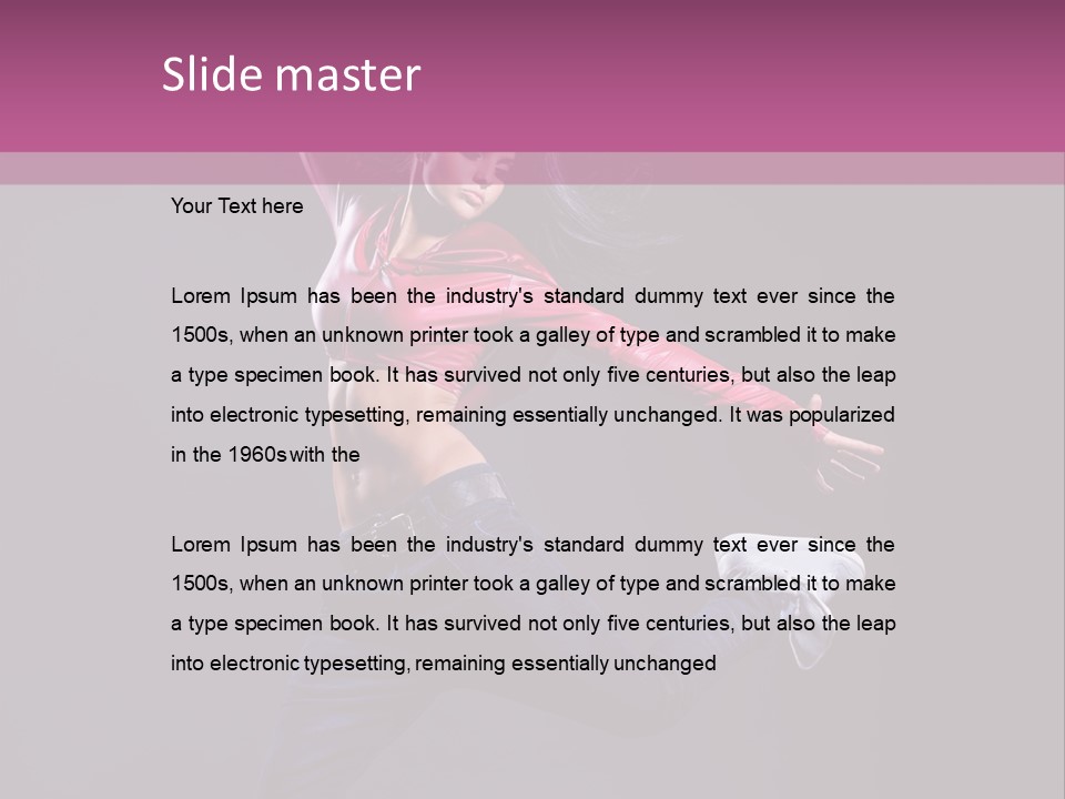 Cool Sporty Jump PowerPoint Template