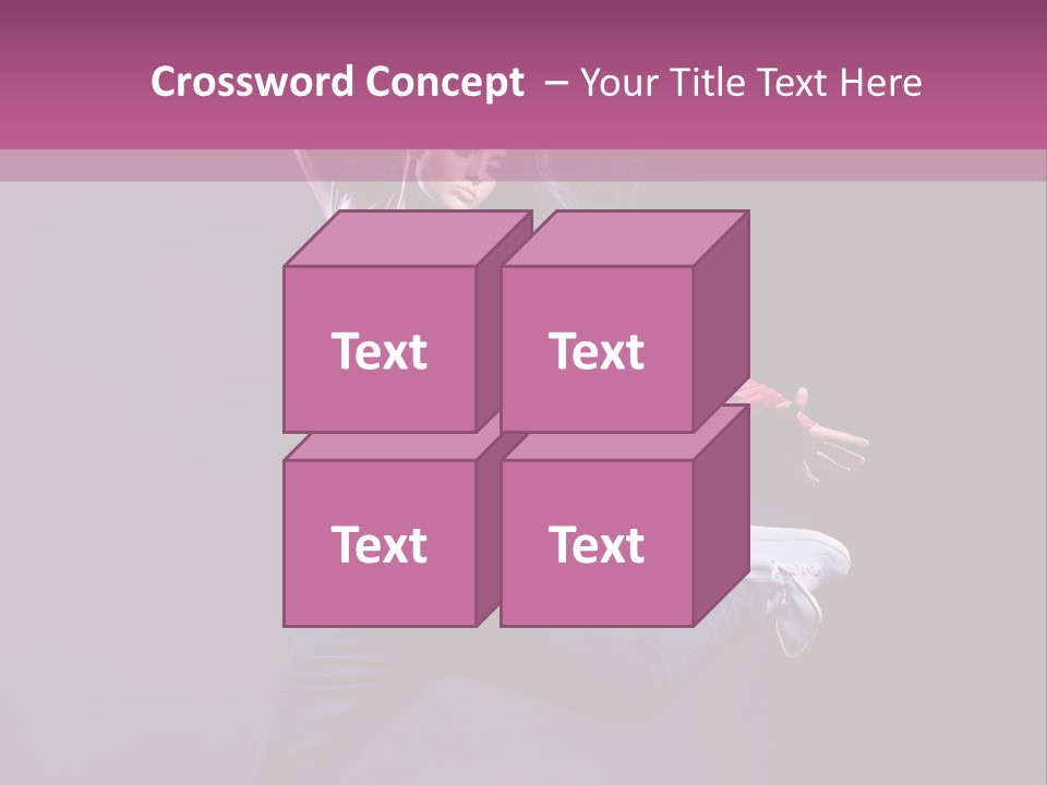 Cool Sporty Jump PowerPoint Template