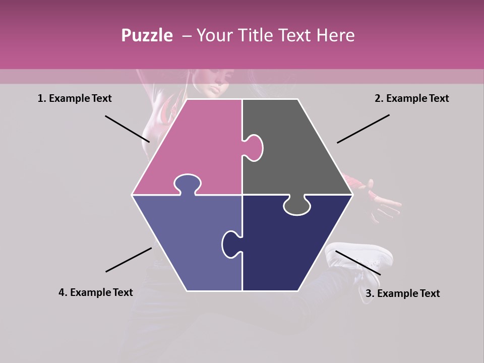 Cool Sporty Jump PowerPoint Template