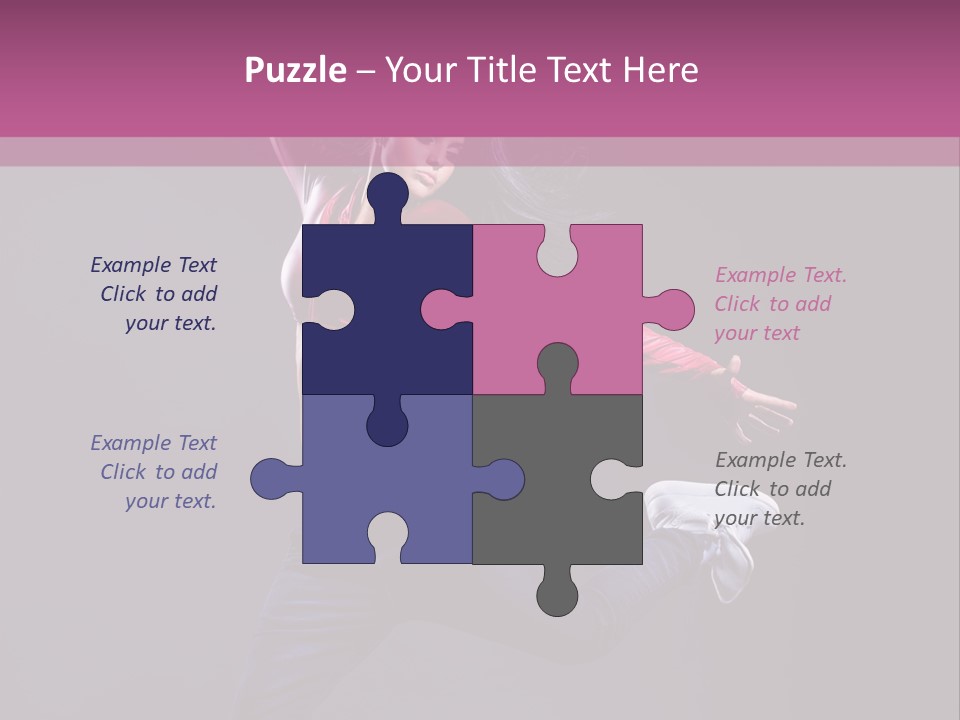 Cool Sporty Jump PowerPoint Template