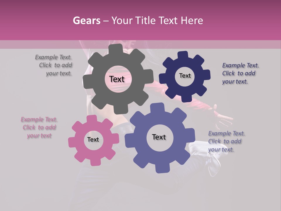 Cool Sporty Jump PowerPoint Template