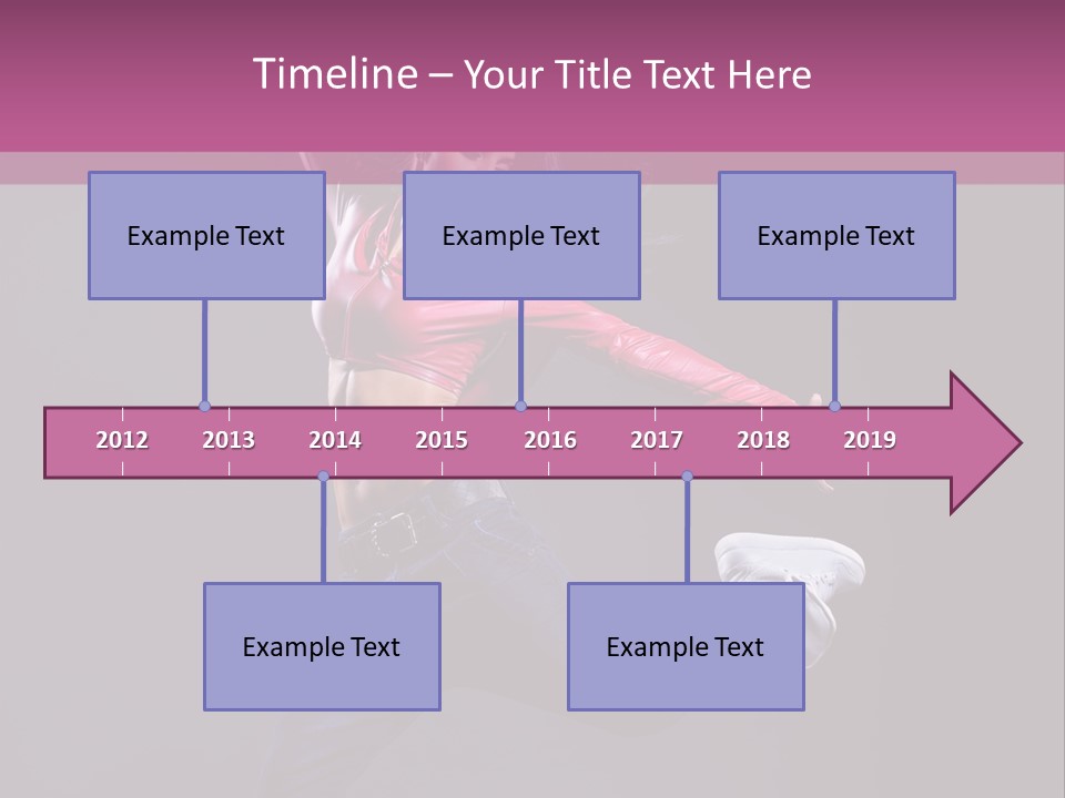 Cool Sporty Jump PowerPoint Template