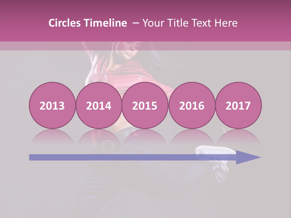 Cool Sporty Jump PowerPoint Template