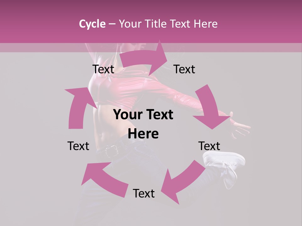 Cool Sporty Jump PowerPoint Template