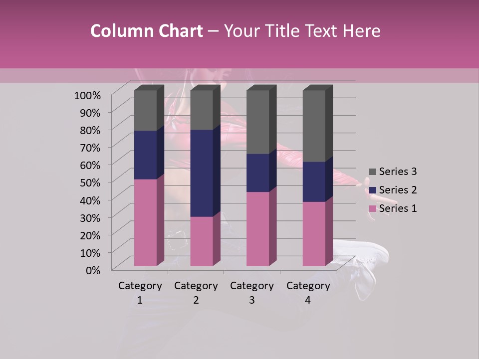 Cool Sporty Jump PowerPoint Template