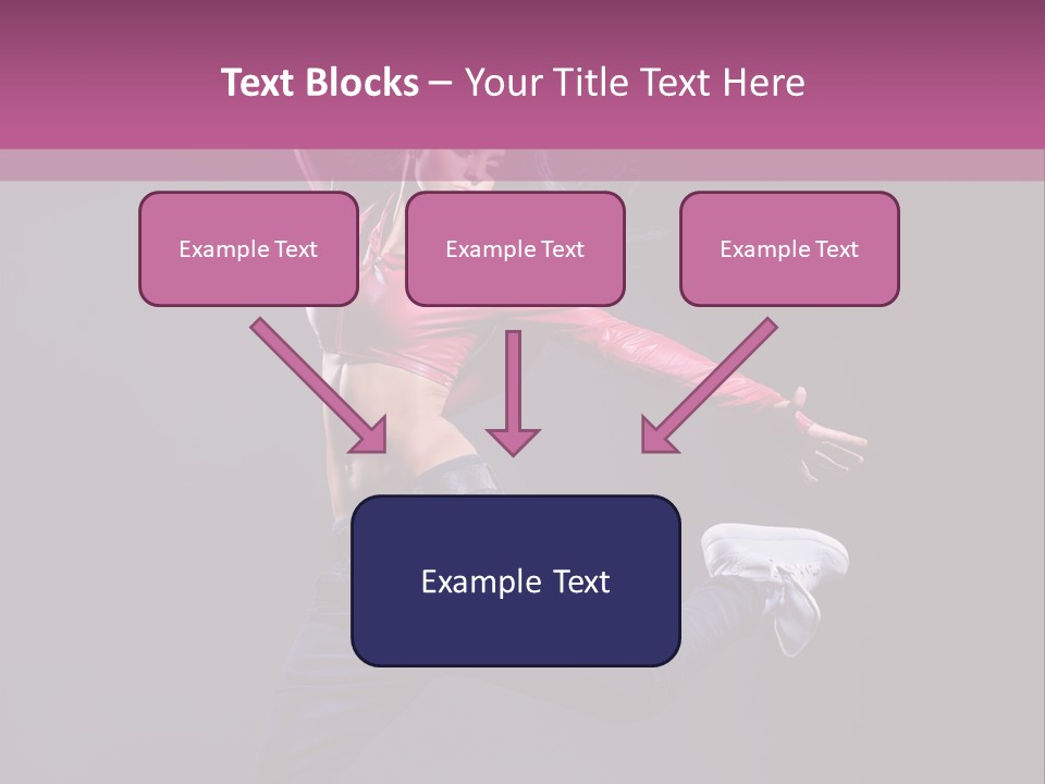 Cool Sporty Jump PowerPoint Template