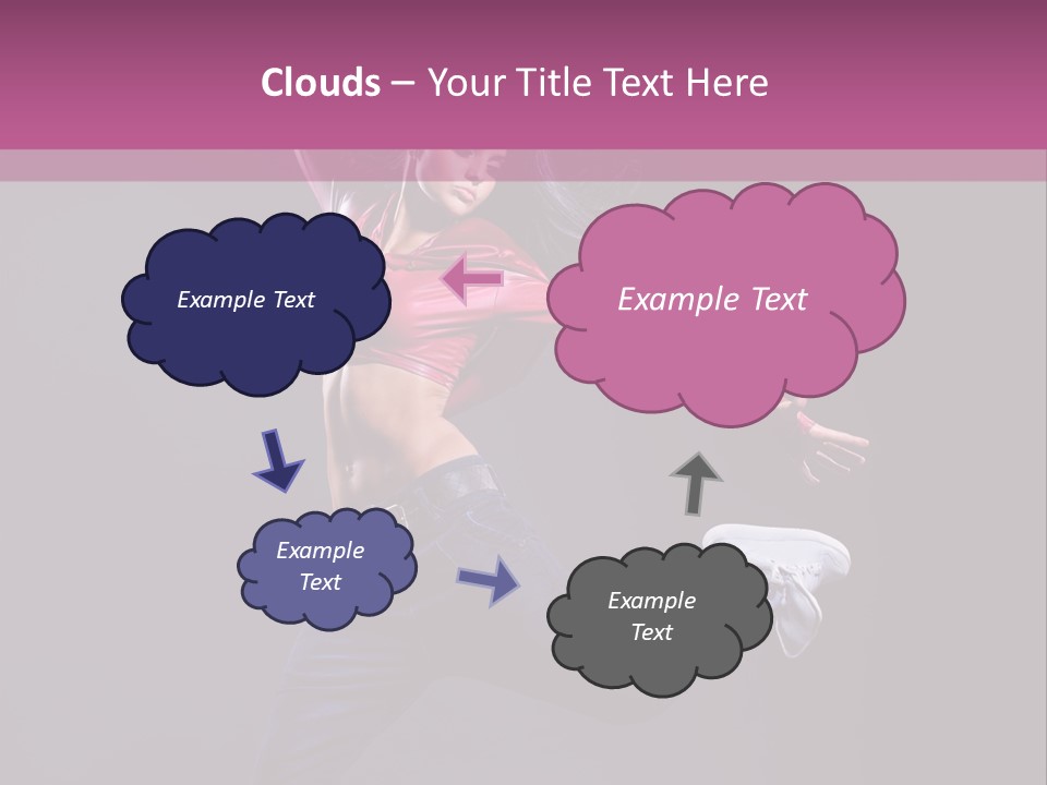 Cool Sporty Jump PowerPoint Template