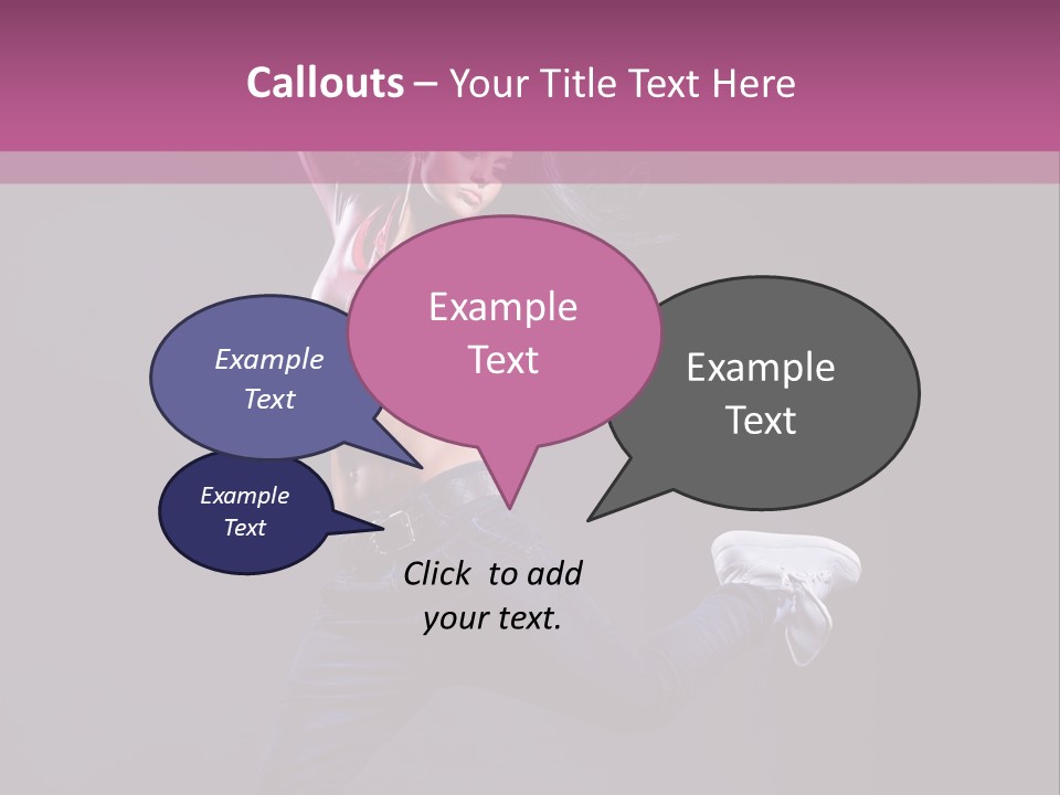 Cool Sporty Jump PowerPoint Template