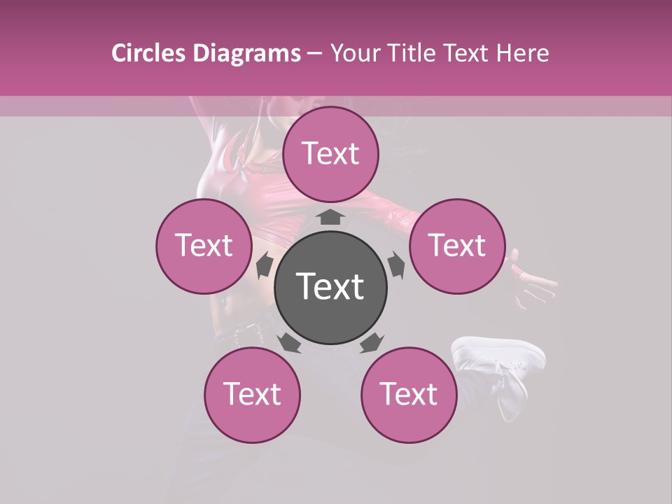 Cool Sporty Jump PowerPoint Template