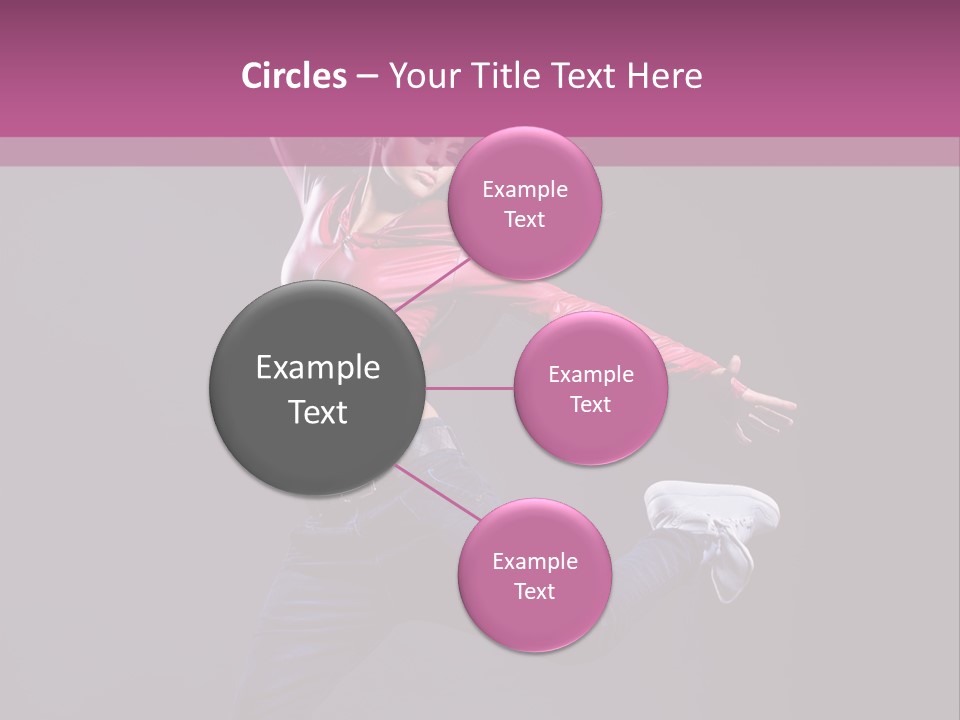 Cool Sporty Jump PowerPoint Template