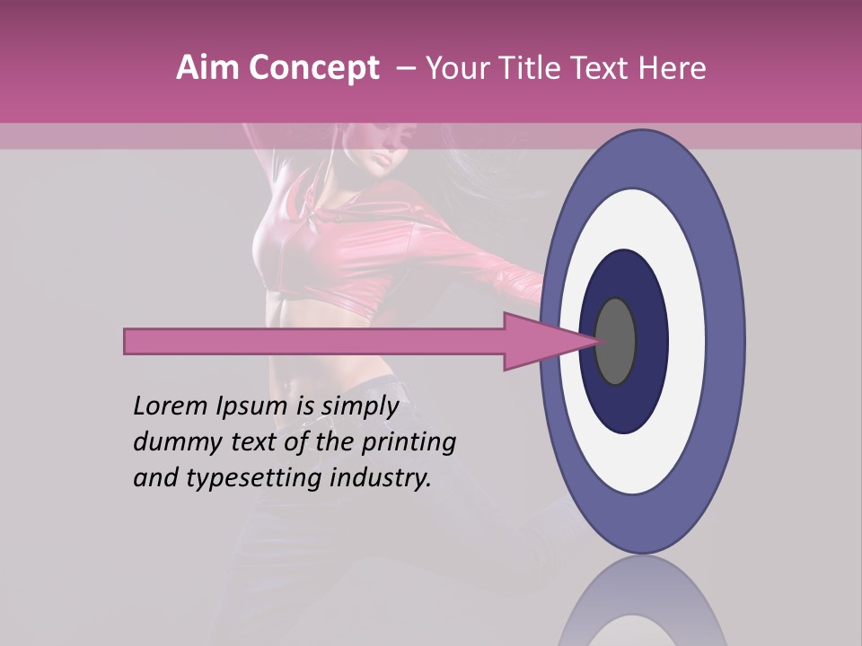 Cool Sporty Jump PowerPoint Template