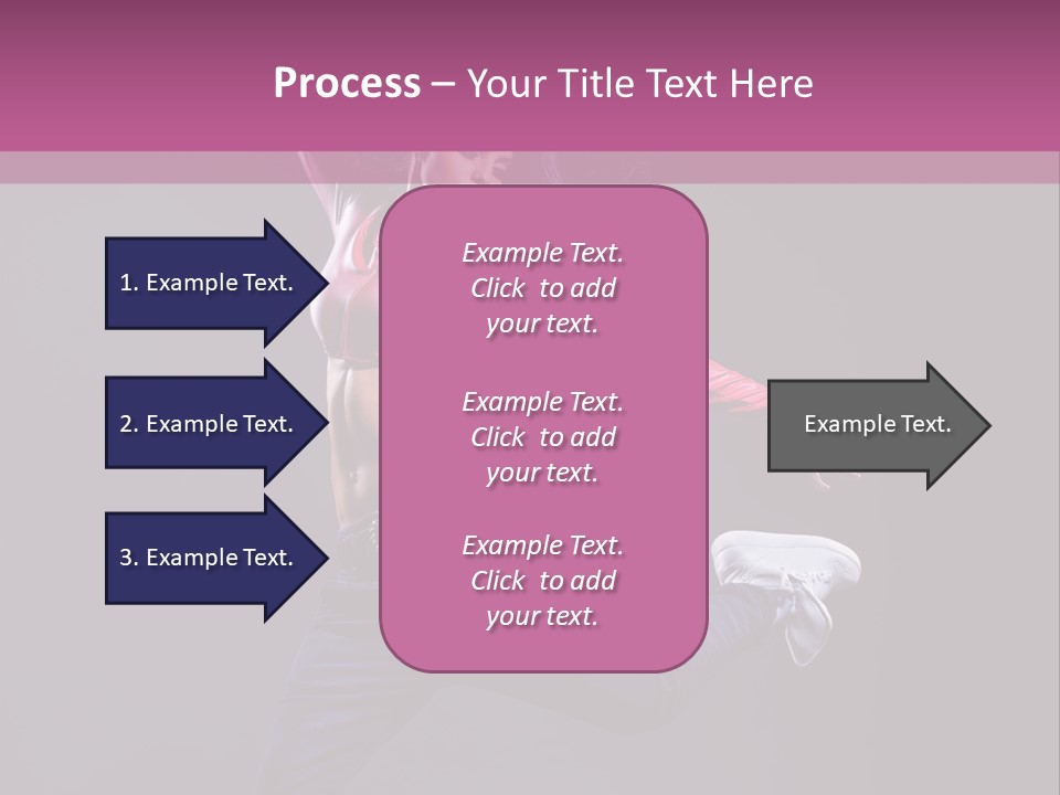 Cool Sporty Jump PowerPoint Template