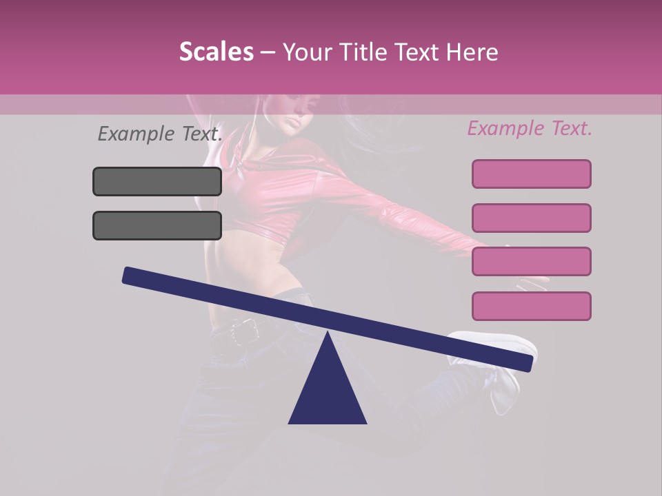 Cool Sporty Jump PowerPoint Template