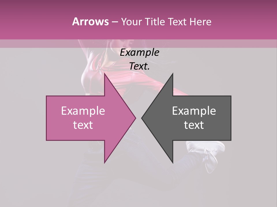 Cool Sporty Jump PowerPoint Template