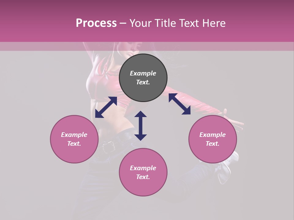 Cool Sporty Jump PowerPoint Template