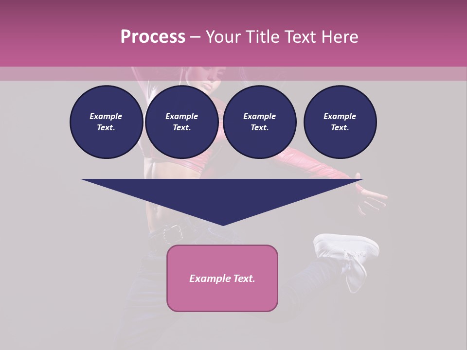 Cool Sporty Jump PowerPoint Template