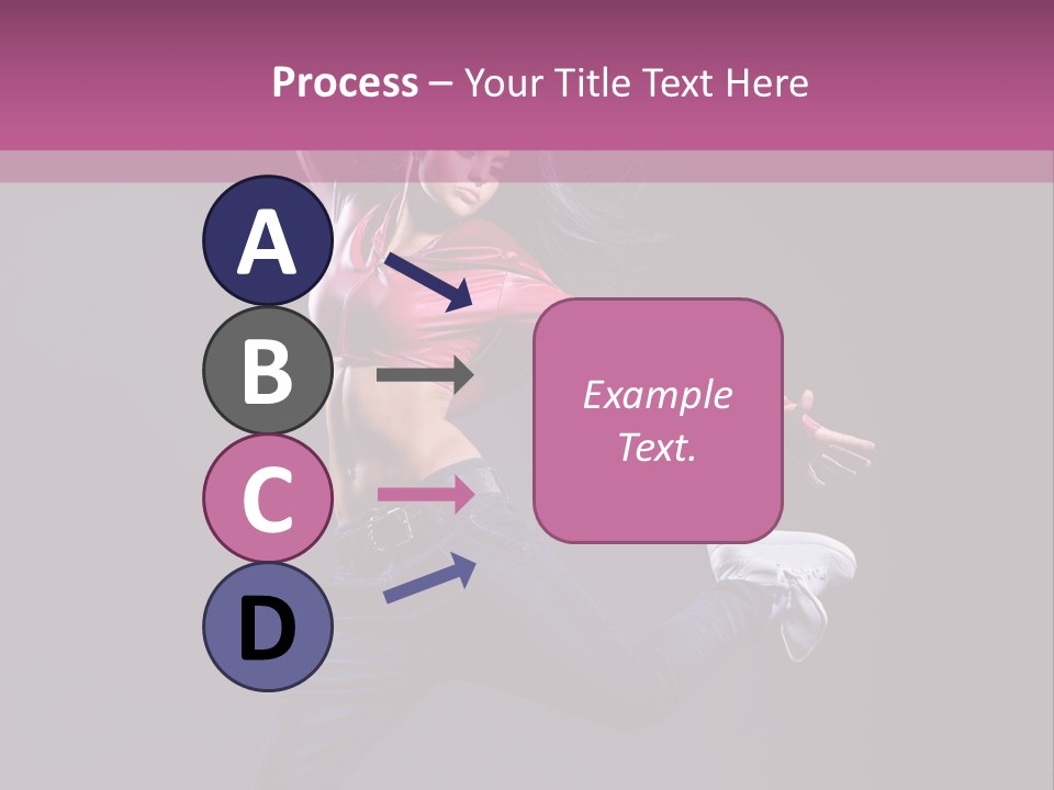 Cool Sporty Jump PowerPoint Template