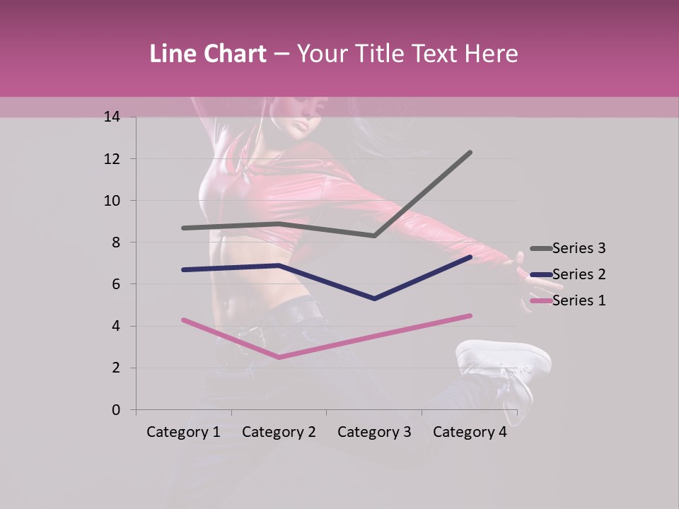Cool Sporty Jump PowerPoint Template