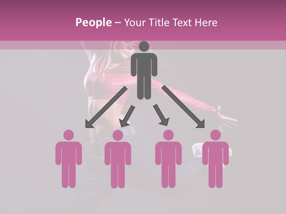 Cool Sporty Jump PowerPoint Template