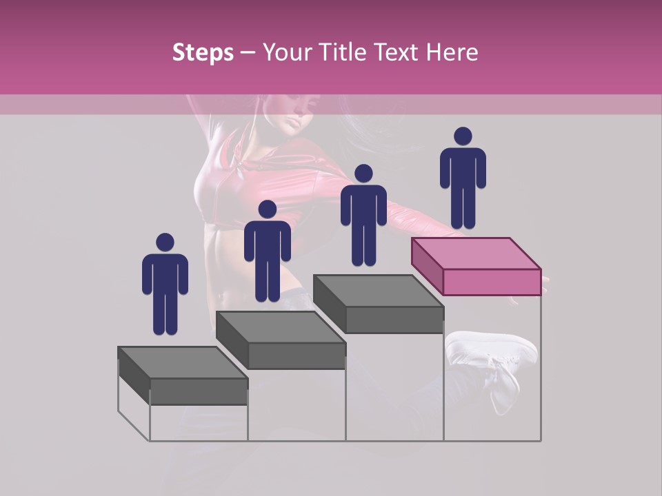 Cool Sporty Jump PowerPoint Template