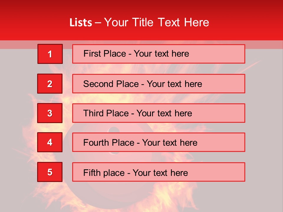 Black Strike Recreation PowerPoint Template