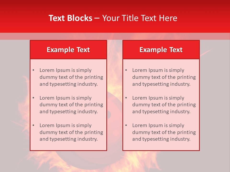 Black Strike Recreation PowerPoint Template