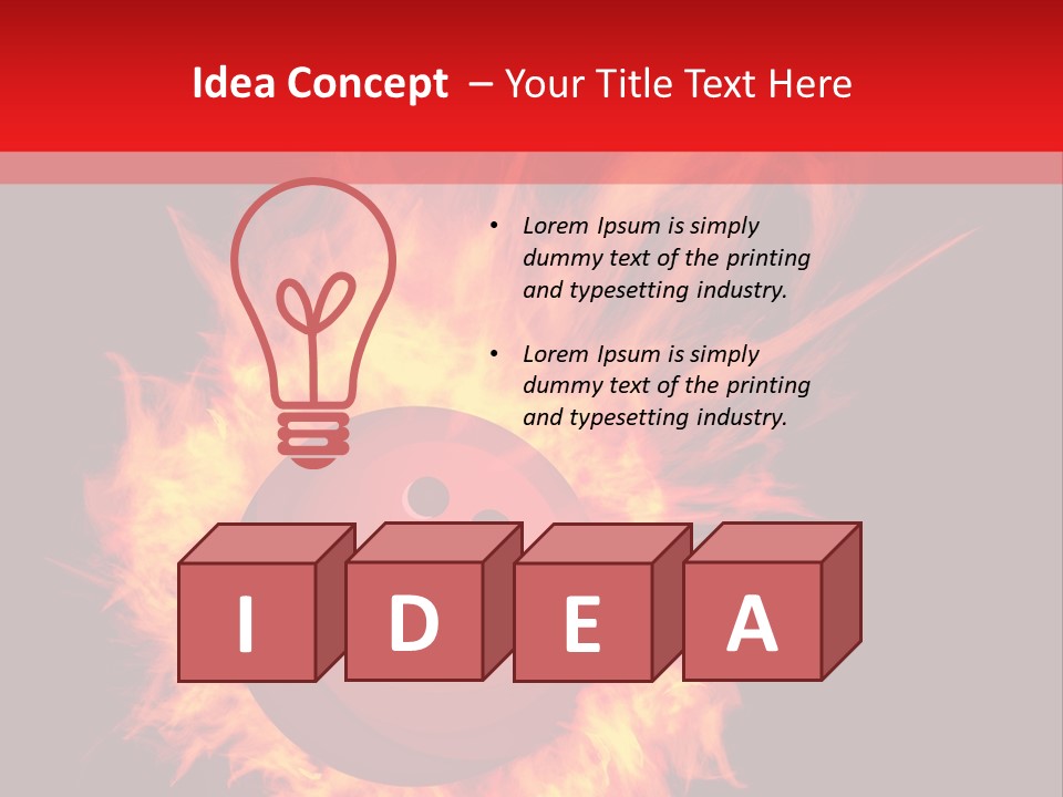 Black Strike Recreation PowerPoint Template