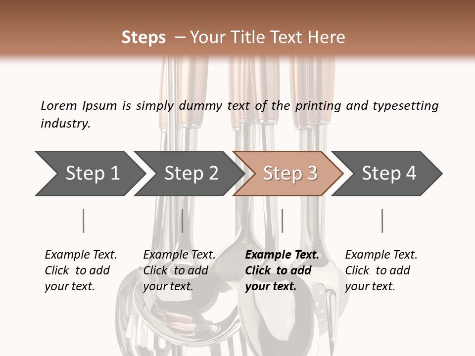One Spoon Household PowerPoint Template