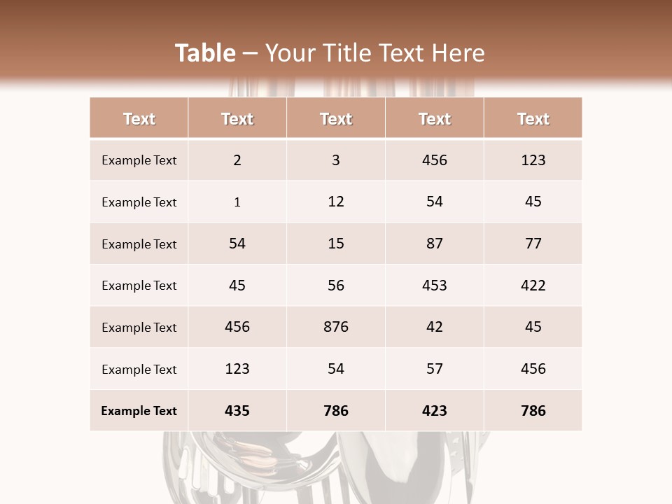 One Spoon Household PowerPoint Template