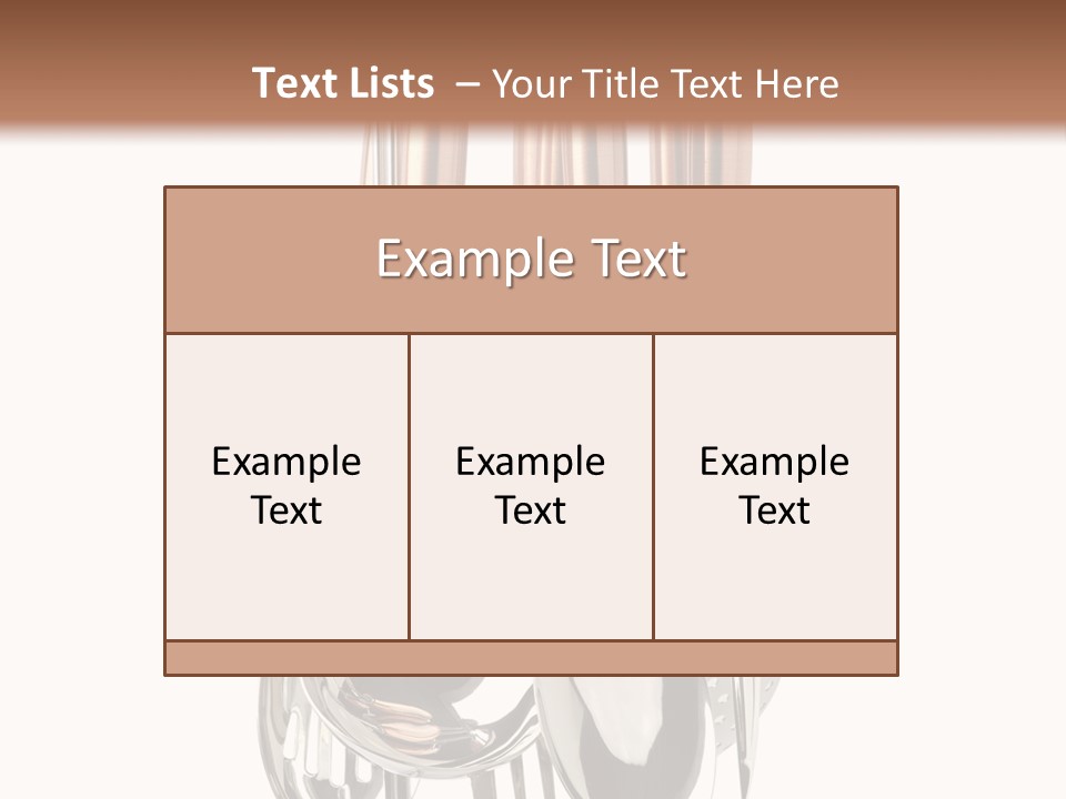 One Spoon Household PowerPoint Template