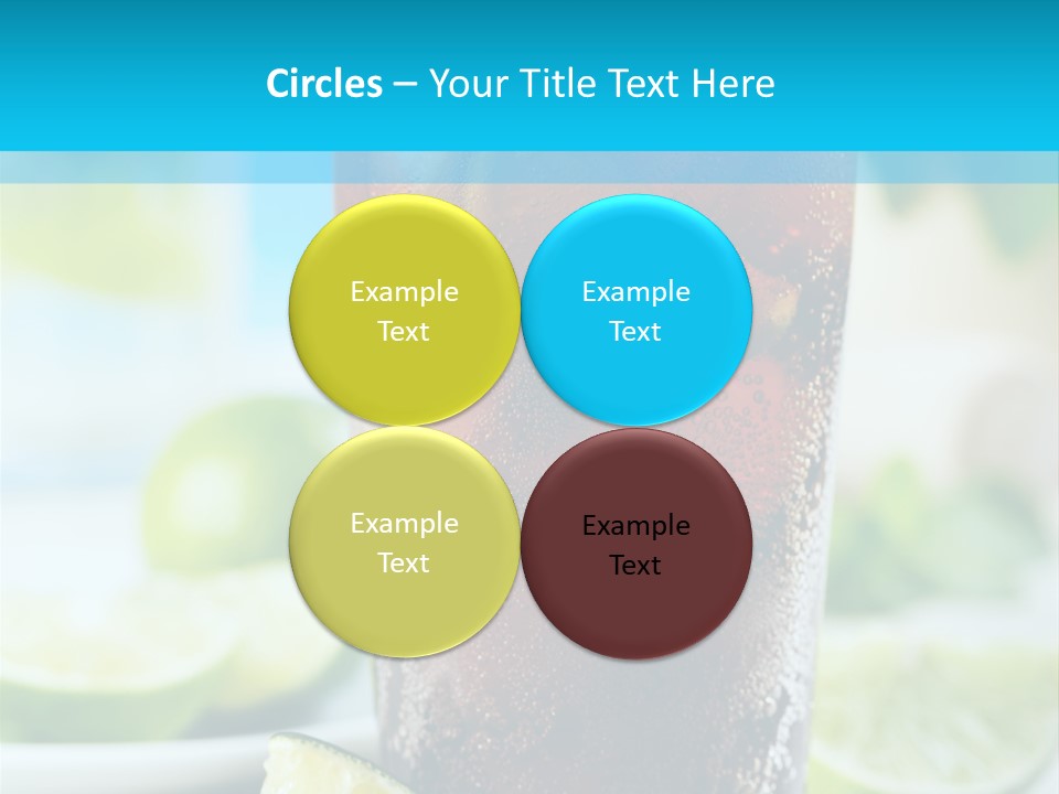 Cool Party Juice PowerPoint Template