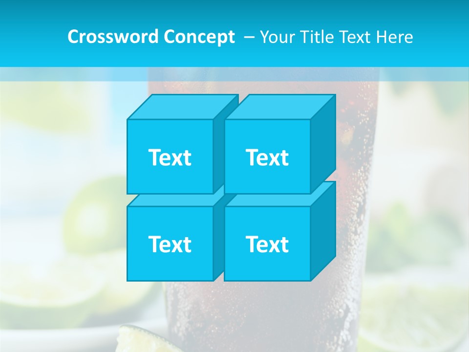 Cool Party Juice PowerPoint Template