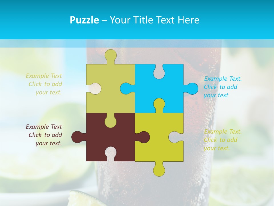 Cool Party Juice PowerPoint Template