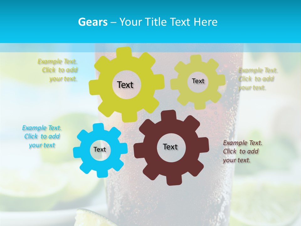 Cool Party Juice PowerPoint Template